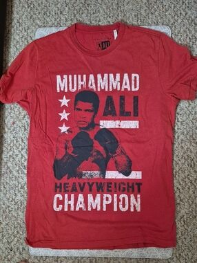 Aeropostale Red Muhammad Ali Graphic Tee